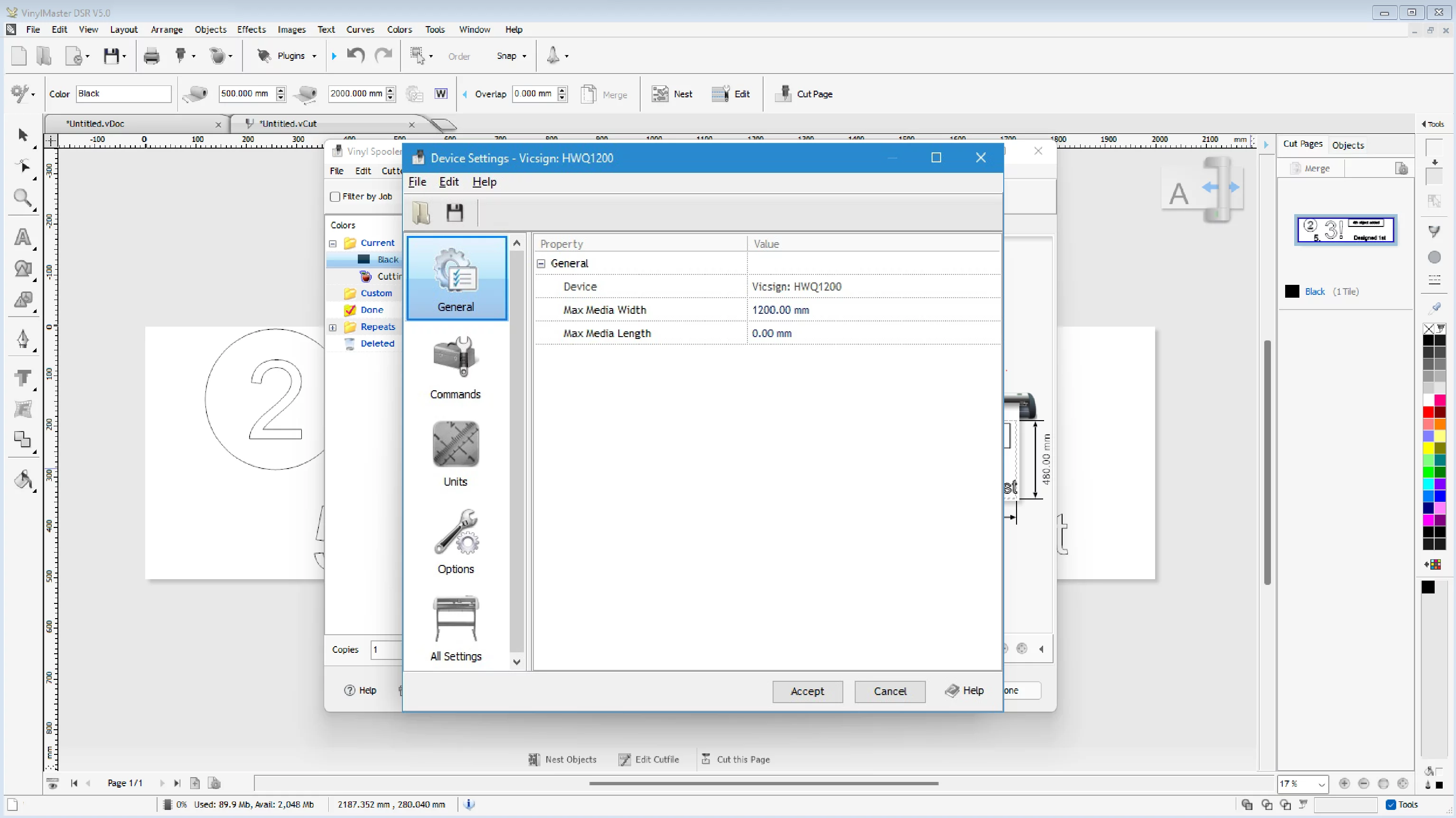 Device Settings – screenshot 1