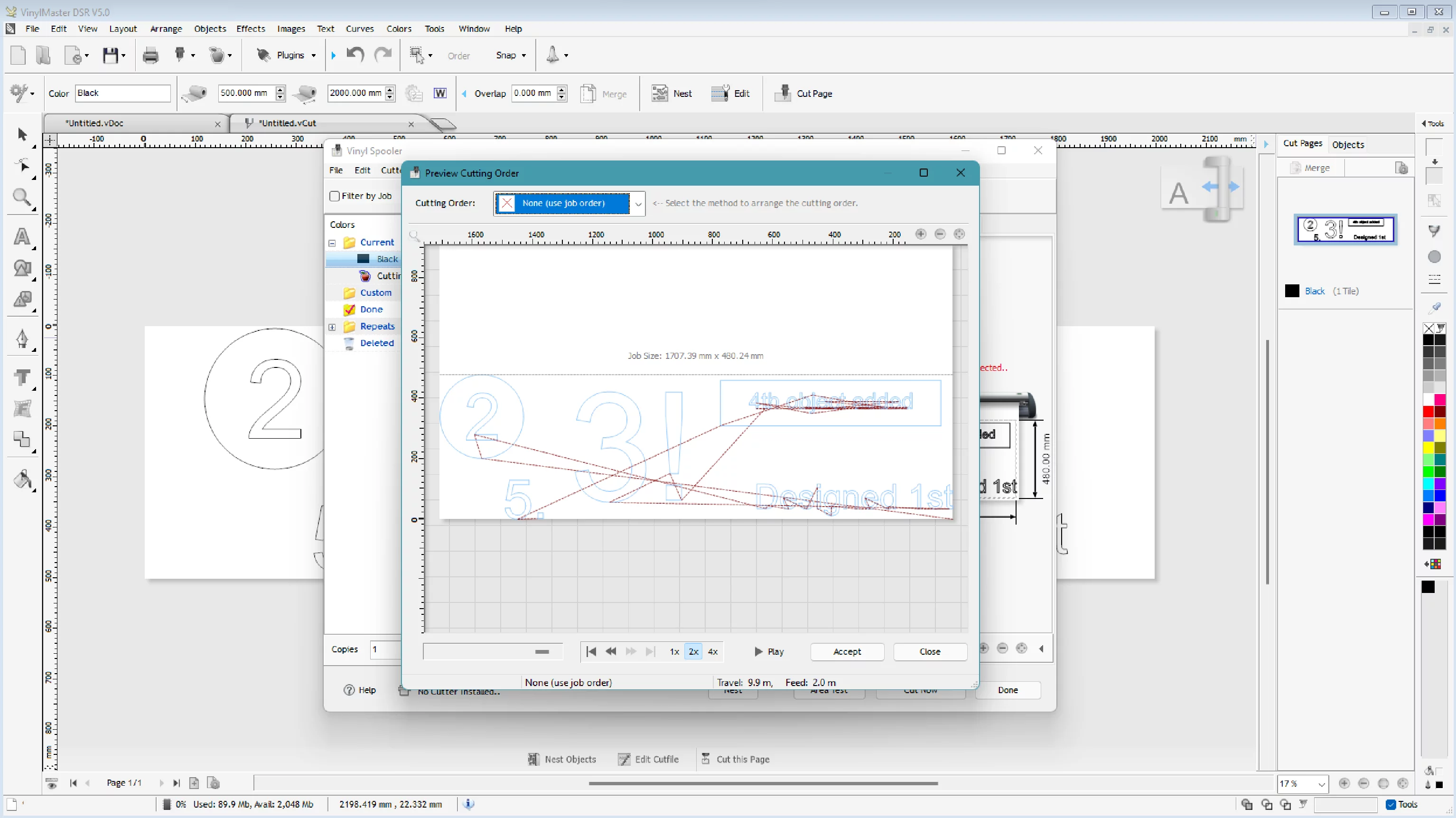 Preserve Cutting Order – screenshot 1