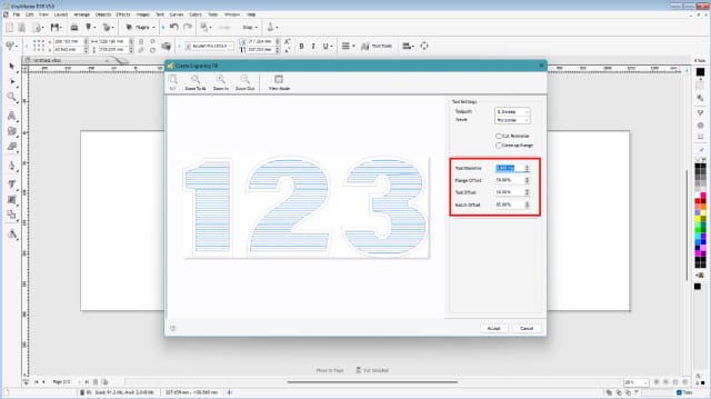 Engraving Features – screenshot