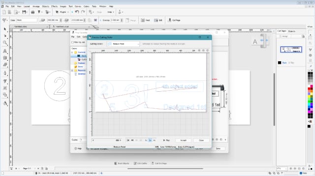 Optimize Cutter's Path – screenshot